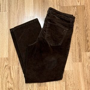 Tommy Hilfiger Women’s Corduroy Dark Brown Pants Vintage Style Size 10